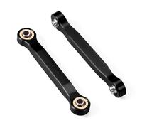 GTFRUQAS Rc Connecting Rod Models For GRANITE For GROM For Typhon For Grom 1/18 50mm Aluminium Alloy Steering Rod Chassis Links Bar RC Crawler Car Upgrade Parts(Black)