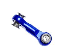 GTFRUQAS Rc Connecting Rod Models For Traxxas For Mini For Maxx For XRT For Slash For Rally 7075 Aluminum Steering Drag Link Remote Controls Car Upgrade Part(Blue)