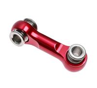 GTFRUQAS Rc Connecting Rod Models For Traxxas For Mini For Maxx For XRT For Slash For Rally 7075 Aluminum Steering Drag Link Remote Controls Car Upgrade Part(Red)