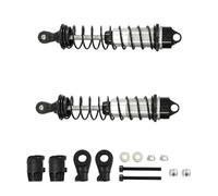GTFRUQAS RC Dampers Models For Arrma Ara330623 For Mojave Exb For Outcast For Notorious For Typhon For Talion 1/7 1/8 Front Shock Absorber Car Jump Parts(Black)