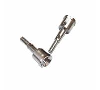 GTFRUQAS RC Differential Cup For HSP 94122 94166 94177 1/10 RC Car Off-Road Truck 4WD Model On-Road 02168 Steel Drive Cup Wheel Axle(Silver)