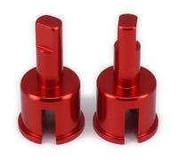 GTFRUQAS RC Differential Cup For Maverick For Hobby For Himoto E18 M613 23618 1/18 Aluminum For Universal Joint Cup Truck For Buggy On-Road Model Car Upgraded Parts(Red)
