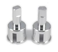 GTFRUQAS RC Differential Cup For Maverick For Hobby Model For Himoto E18 1/18 Rc Car Truck For Buggy On-Road Upgraded Parts Aluminum For Universal Joint Cup M613 23618(Silver)