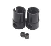 GTFRUQAS RC Differential Cup For Redcat For Volcano Pro Tornado S30 Exceed For Hsp 94111 1/10 Rc Car Spare Parts 2pcs 02016 For Universal Joint Drive Cups B(Black)