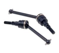 GTFRUQAS RC Drive Shaft For Tamiya Cvd Op Cc01 1/10 Scale Models Rc Car Remote Control For Toys 2pcs Metal Part For Universal Driven Dogbone Drive Shaft(Black)