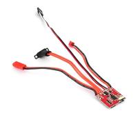GTFRUQAS RC ESC Controller For 1/16 1/18 1/24 Boat For Tank RC ESC Car 30A Brushed Forward Reverse Brake Dual Way Motor Speed Controller Accessories