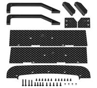 GTFRUQAS RC Models For ARRMA For Infraction For BLX 3S 1/8 Chassis Skid Plate Lower Guard Set Upgrade Parts Model Accessory Replacement Replace(Black)