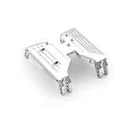 GTFRUQAS RC Models For Axial For Capra For Unlimited Trail For Buggy UTBR For Racing 1/10 Aluminum Alloy Skid Plate Upgrades Parts Accessories RC Crawler Car(Silver)