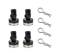 GTFRUQAS RC Models For Axial For SCX10 For Traxxas For TRX4 D110 For HSP Drift For Sakura 1/10 Remote Control Body Pillar Magnet Invisible Fixing Bracket(Black)