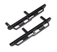GTFRUQAS RC Models For Axial SCX6 For JLU For Wrangler For Rock 1/6 2Pcs CNC Aluminum Sliders Rails Pedal Side Step Board RC Crawler Car 4WD Upgrade Parts(Black)