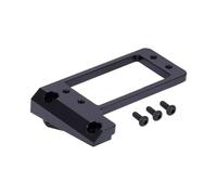 GTFRUQAS RC Models For Capra F9 For LCG VP 1/10 Aluminum Front Axle Servo Chassis Mount Low Center Gravity RC Crawler Car Upgrade Parts DIY(Black)
