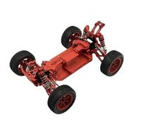 GTFRUQAS RC Models For WLtoys 144010 144001 144002 1/14 Metal Modified Frame RC Car Parts Upgrade Model Accessory Replace Repair Replacement(Red)