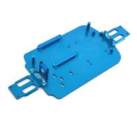 GTFRUQAS RC Models For WLtoys A949 A959 A969 A979 K929 1/18 Metal Bottom Plate RC Car Parts Remote Control Accessories Upgrade Modified Replace(Blue)