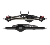 GTFRUQAS RC Models Spare Parts Compatible With Axial For Spawn RR10 For Bomber 90018 SMT10 For Capra For Buggy Roll Cage For Chassis Front Rear Axle Set 1/10 RC Crawler