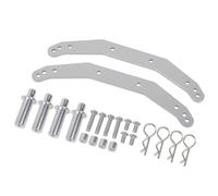 GTFRUQAS RC Models Spare Parts Compatible With Traxxas For Slash 4X4 For Stampede 4X4 For VXL 1/10 RC Car Upgrade Modification Parts Aluminum Body Mounts