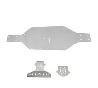 GTFRUQAS RC Models Spare Parts For KM C3 1/7 Metal Chassis Guard Plate Front Rear Remote Control Car For Rally Upgrade Modify Accessories(1set)