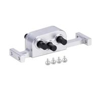 GTFRUQAS RC Repairs Components For 1/10 3-Speed Aluminum Transfer Case RC Crawler - Underdrive Normal Reverse Gears For LCG Chassis(Silver)