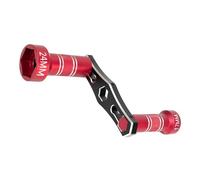 GTFRUQAS RC Repairs Components for 1/6 1/8 1/10 Interchangeable 17mm 24mm Wheel Hex NutSocket Sleeve Wrench Rc Spanner Repair Tool RC Car Trucks Crawler(Red)