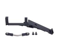 GTFRUQAS RC Repairs Components For Axial For Capra 1/10 Kit 3-in-1 Servo Mount + Steering Linkage CNC Aluminum Upgrade Crawler(Black)