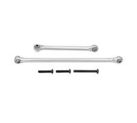 GTFRUQAS RC Repairs Components For Axial For Capra UTB18 AXI01002 1/18 Aluminum Front Steering Link Tie Rod Set RC Crawler Car Metal Upgrade Parts(Silver)