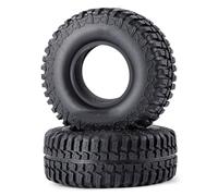 GTFRUQAS RC Repairs Components For Axial For SCX10 90046 D90 D110 For TRX4 For TRX6 1/10 1.9" Rubber Rocks Tyres Wheel Tires 40x100mm Upgrade Parts(2PCS)