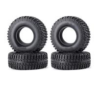 GTFRUQAS RC Repairs Components For Axial For SCX10 90046 D90 D110 For TRX4 For TRX6 1/10 1.9" Rubber Rocks Tyres Wheel Tires 40x100mm Upgrade Parts(4PCS)