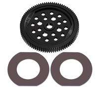 GTFRUQAS RC Repairs Components For Ecx For Axe 2WD 1/10 48P 87T/93T Gearbox Spur Gear Main Gear RC Car Monster Truck Upgrade Parts(87t)