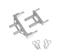 GTFRUQAS RC Repairs Components For JJRC For SCY 1/16 Q130 1/14 Shell Pillar Body Fixing Pillar High Speed RC Car Upgrade Metal Parts Accessories(Silver)