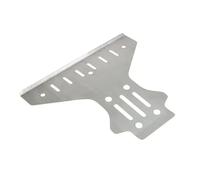 GTFRUQAS RC Repairs Components For KM C3 WRC 1/7 Stainless Steel Front And Rear Guards Metal Chassis Toy Accessories For Rally RC Car Upgrade DIY Parts(Front)