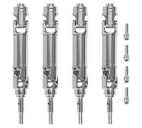 GTFRUQAS RC Repairs Components For Traxxas For Mini For XRT For VXL-3s 108076-1 1/16 4Pcs Stainless Steel CVD Drive Shafts 99MM Accessories RC Car Upgrade Parts(Silver)