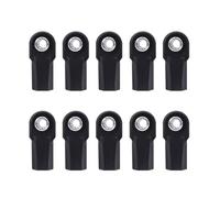 GTFRUQAS RC Repairs Components For TRX4 For SCX10 For Element For Enduro TF2 CC01 1/10 10Pcs Straight Angled Plastic M4 Rod Ends Links Build With 7mm Pivot Ball RC Crawler(Size a)