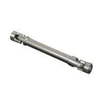 GTFRUQAS RC Repairs Components For TRX4 For TRX6 For Axial For SCX10 III RBX10 RR10 For Wraith For Capra D90 For Redcat GEN8 1/10 Steel Drive Shaft For RC Crawler(114-165mm)