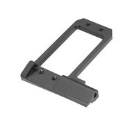 GTFRUQAS RC Repairs Components For VS4-10 For Phoenix F10 1/10 Aluminum For LCG Front Portal Axle BAT Servo Mount 4 Link Adapter For Rock Crawler Chassis DIY Upgrade Parts(Black)