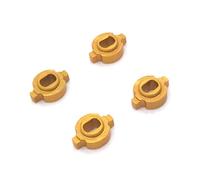 GTFRUQAS RC Repairs Components For Zero-Z For Mini-Z MR-03 Wheel Conversion For AWD Wheels Metal Upgrade Converter Modification And Repair Parts(Yellow)