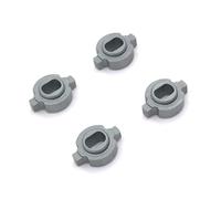 GTFRUQAS RC Repairs Components For Zero-Z For Mini-Z MR-03 Wheel Conversion For AWD Wheels Metal Upgrade Converter Modification And Repair Parts(Grey)
