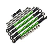GTFRUQAS Rc Special Connecting Rod For Arrma Big For Rock For Kraton For Notorious For Talion 6S 1/7 1/8 Metal Steering Tie Rod AR330221 AR340071 AR330230 Rc Car Parts Replacement(Green)