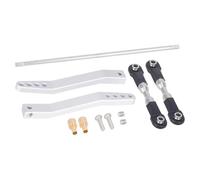 GTFRUQAS Rc Special Connecting Rod For Axial RR10 90048 For Vanquish VS4-10 For Phoenix For LCG 1/10 Metal Anti-Tilt Link Rod Sway Bar Set Rc Car Parts And Accessories Replacement(Silver)