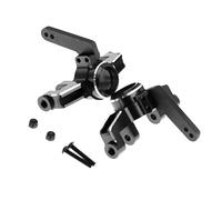 GTFRUQAS RC Steering Cup For Arrma For Kraton For Outcast 1/8 1/10 ARA330792 Aluminum Alloy Front Steering Cups RC Car Parts And Accessories Upgrades And Replacements(Black)