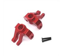 GTFRUQAS RC Steering Cup For MN For MN128 MN86 G500 1/12 2pcs Metal Parts Front Axle Steering Cup Remote Control Car Parts And Accessories Upgrade Replacement Use(Red)