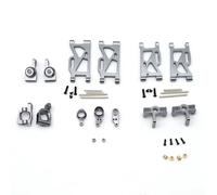 GTFRUQAS RC Swing Arm For WLtoys 144001 1:14 RC Cars Truck Parts For Swing Arms Models Upgrade Accessories(Dark Grey)
