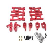 GTFRUQAS RC Swing Arm For WLtoys 144001 1:14 RC Cars Truck Parts For Swing Arms Models Upgrade Accessories(Red)