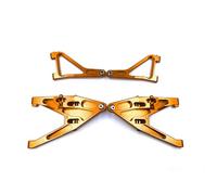 GTFRUQAS Rc Swing Arms For Traxxas For UDR 1/7 CNC Aluminum7075 Suspension Upper Lower Arms Remote Control Car Upgrade Repair Modify Parts(Orange)