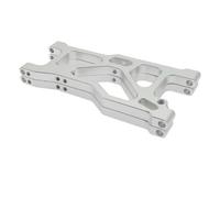 GTFRUQAS Rc Swing Arms For Vrx Octane Vetta Karoo Ftx Outlaw Upg 1/10 2pcs Alloy Aluminum Front Lower Suspension A-Arms Rc Model Car Repair Modify Parts(Silver)