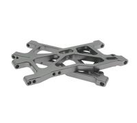GTFRUQAS Rc Swing Arms For Vrx Octane Vetta Karoo Ftx Outlaw Upg 1/10 2pcs Alloy Aluminum Front Lower Suspension A-Arms Rc Model Car Repair Modify Parts(Titanium)