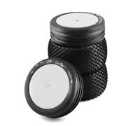 GTFRUQAS RC Tires Compatible With XRAY XB2 For Serpent SRX2 SRX4 For Traxxas For Bandit EB410 DT02 82&87mm 1/10 RC Off-Road Car Parts Rubber Tire Wheel(A)