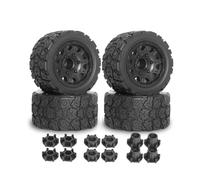 GTFRUQAS RC Tires For Traxxas For Slash 4X4 For Arrma For Granite For Axial For Losi For Redcat 4WD - 4PCS 1/10 Tires & Wheels 12mm/14mm Hex RC Truck Off-Road