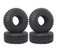 GTFRUQAS RC Tires For Traxxas For Wraith For Scx10 For Wrangler 1/10 4pcs 2. Inch Berserker Rubber Tyre Tires 125x48mm Rc Crawler Accessories Replacement