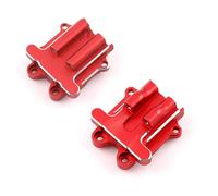 GTFRUQAS RC Toys For Arrma For Mini For Mojave For Grom 1/14 Steering Block Suspension Arm Drive Shaft Gearbox Cover Upgrade Parts Accessories(Red,E)