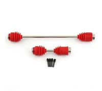 GTFRUQAS RC Toys For Traxxas For E-Revo Erevo 2.0 1/10 Accessories Center Driveshafts CVD 8655R With Boots RC Car Upgrade Parts(Red)