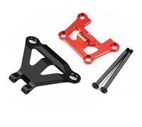 GTFRUQAS RC Toys For Traxxas For Mini For Maxx 2S 1/16 Aluminum Alloy Strengthen Rear Bulkhead Link Front Bumper Mount RC Car Upgrade Parts(Red)